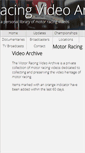 Mobile Screenshot of motorracingvideoarchive.com